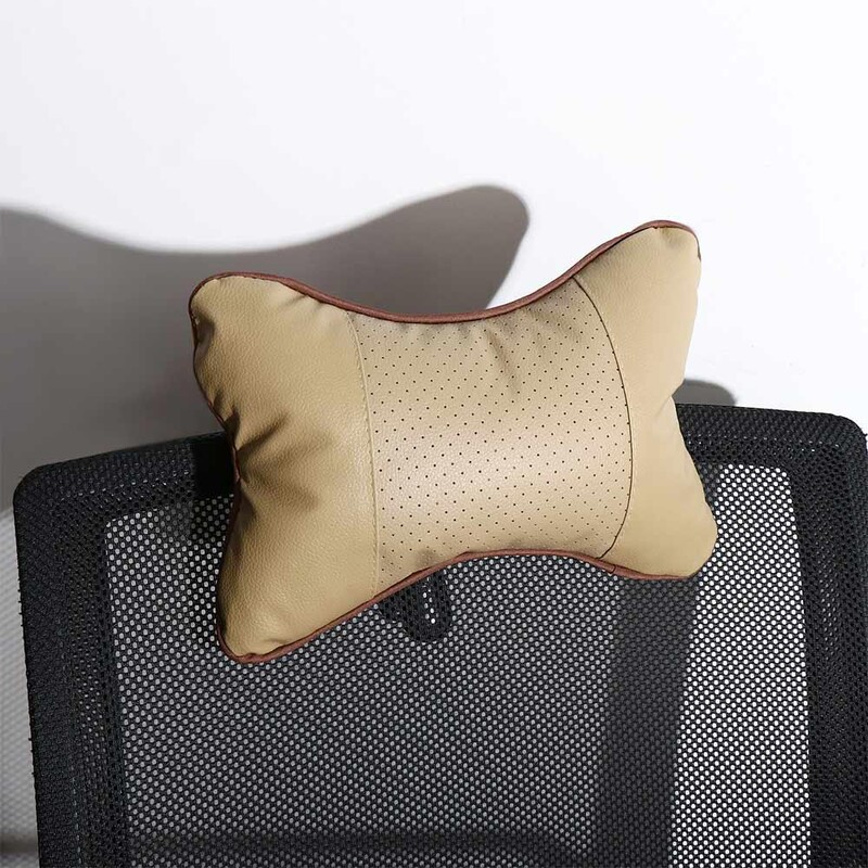 Piele PU Piele PU Perne pentru gât auto, moale, confortabile, pernă de sprijin pentru cap pentru gât, negru/maro/bej/gri, respirabil