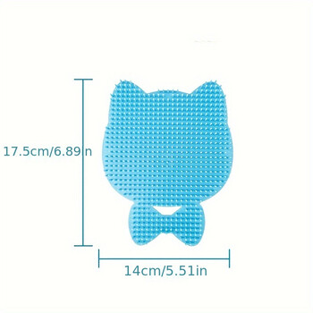 Домашна котка драскотина сърбеж дъска търкане гъделичкане артефакт търкане гъделичкане артефакт домашен любимец масаж за плуване четка Cat Groomer Face Massager