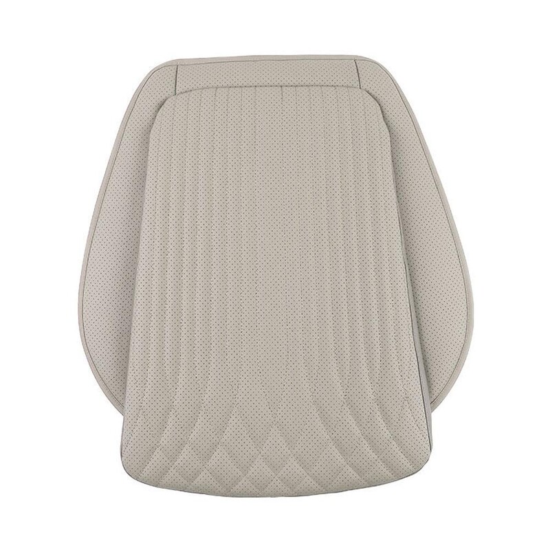 Pernă de mașină respirabilă din piele de lux Burete comercial anti-alunecare pentru vehicule Husă universală de susținere a tamponului de rebound ridicat R7s2