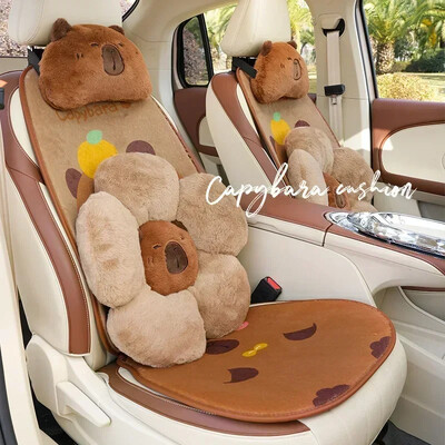 Plush Cute Bear Loomade Autopeatugi Automaatne Istme Peatugi Kaela padja Kaitsja Puhkepadi Nimmepolster Auto salongi Aksessuaar