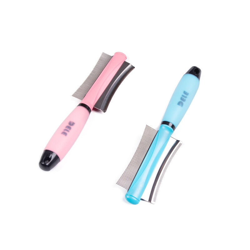 Kisállatszőrfésű macskakutyának szőreltávolító Kétoldalas Easy Deshedding kefe macskaápoláshoz Eszköz hosszú kis szőrű kutyához