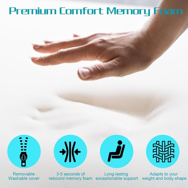 Lassan visszapattanó autó deréktáji párna Ergonomikus, lélegző deréktáji párna Bőrbarát támasztópárna autóbelső kiegészítők