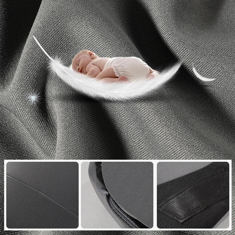 Lassan visszapattanó autó deréktáji párna Ergonomikus, lélegző deréktáji párna Bőrbarát támasztópárna autóbelső kiegészítők