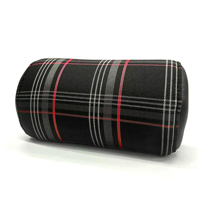 Suport de pernă din PVC cu țesătură tartan pentru tetieră auto pentru VW MK7 GTD GTE GT Accesorii pentru tetieră din spumă cu memorie din țesătură tartan