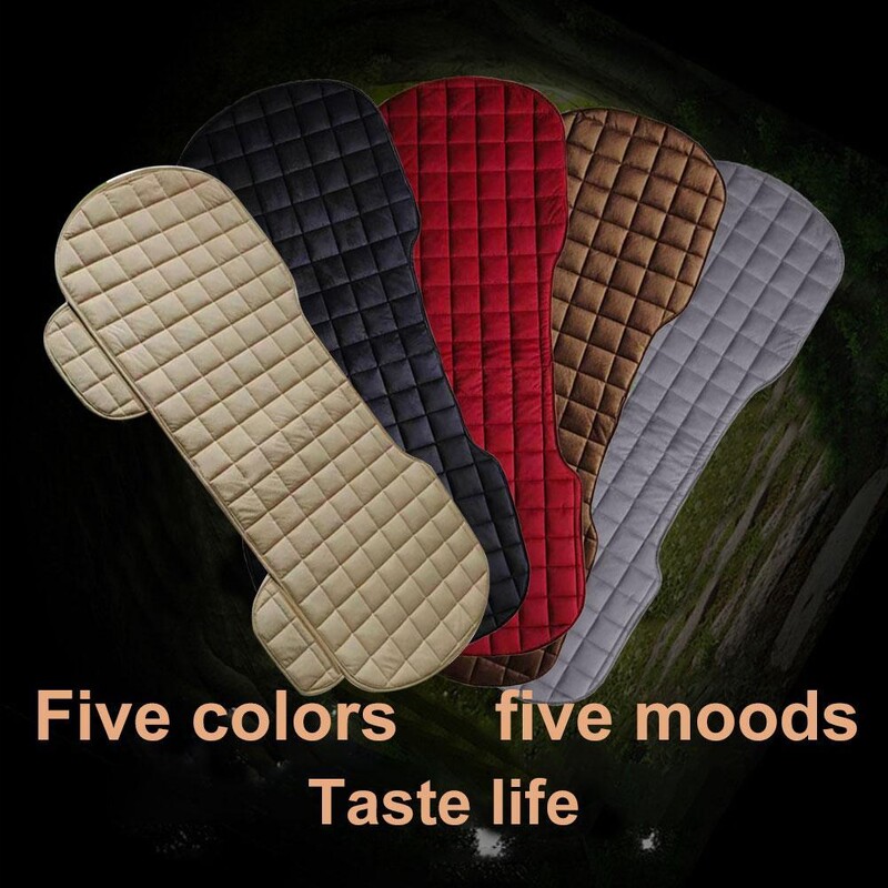 1Gb aizmugures sēdekļa pārsegs, neslīdošs, ērts, elpojošs, sabiezināts sēdekļa aizsargpaklājs, universāli automašīnas salona piederumi