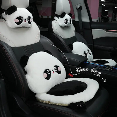 Armas plüüsist auto kaelapadi istmepadi Cartoon Animal Travel Rest Mat Autoistme kaela nimmetugi auto interjööri tarvikud