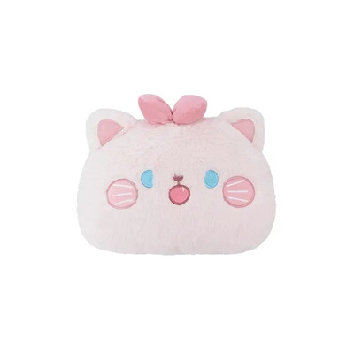 Drăguț pernă de pluș pentru gât mașină pernă de scaun cu animale din desene animate covoraș de odihnă pentru călătorie scaun auto gât suport lombar Accesorii pentru interiorul mașinii