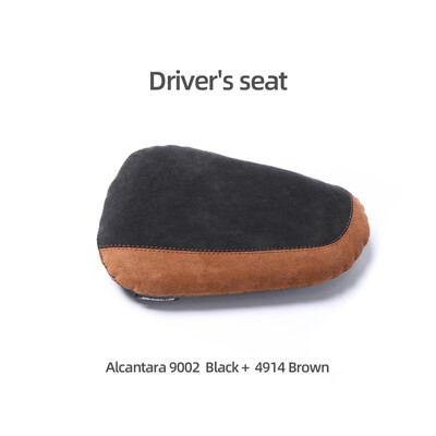 BETTERHUMZ Alcantara pentru Audi A3 A4 A5 A6 SQ5 Q5 TT Q3 Genunchiere pentru interiorul mașinii pernă elastică confortabilă, spumă cu memorie