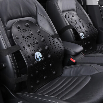 The New Universal Car Back Support Chair Massage Lumbar Support Waist Cushion Mesh Ventilate Cushion Pad For Car Office Home