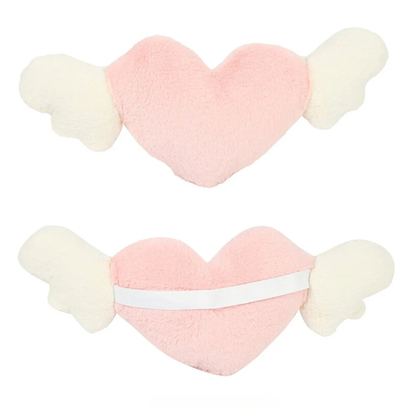 Universāls sirds formas automašīnas galvas balsts plīša mīlestības kakla spilvena sēdeklis jostasvietas spilvena atbalsta piederumi automašīnas muguras spilvens