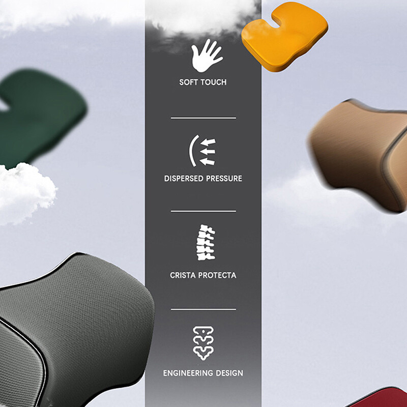 Automobilio galvos atrama kaklo pagalvė Automobilio automobilio kaklo pagalvė Atminties putos, kvėpuojančios galvos atramos kaklo atramos apsauga Automobilių interjeras