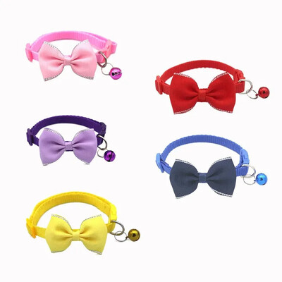 Többszínű állítható kisállat-kiegészítők Kisállat nyakörvek Új kisállat csengőnyakörvek Aranyos macskanyakörvek Kisállatkellékek