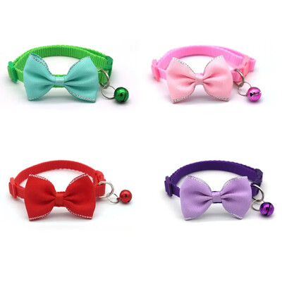 Többszínű állítható kisállat-kiegészítők Kisállat nyakörvek Új kisállat csengőnyakörvek Aranyos macskanyakörvek Kisállatkellékek