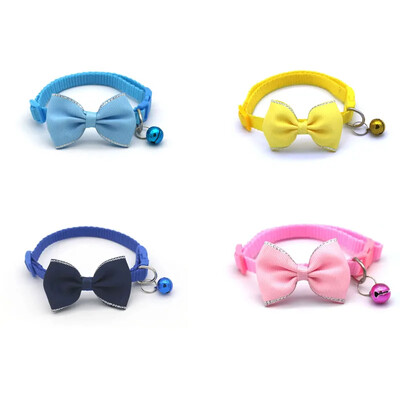 Többszínű állítható kisállat-kiegészítők Kisállat nyakörvek Új kisállat csengőnyakörvek Aranyos macskanyakörvek Kisállatkellékek