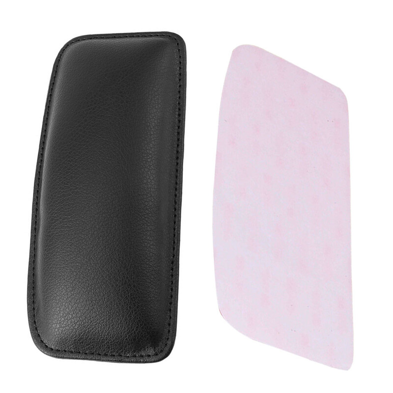 PU bőr autóbelső térdpárna combtámasz rugalmas párna memóriahab univerzális 18x8cm kényelmes