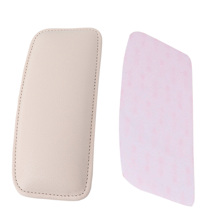 PU bőr autóbelső térdpárna combtámasz rugalmas párna memóriahab univerzális 18x8cm kényelmes