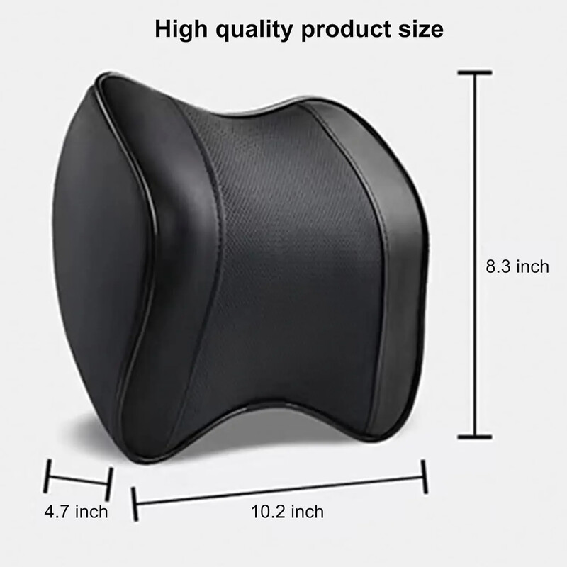 Komfort autós fejtámla párna Memóriahab, légáteresztő autós nyaktámasztó párna levehető huzattal Ergonomikus kialakítás fájdalomcsillapító