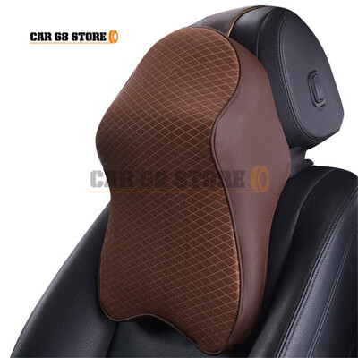 Auto kaelapadi reguleeritav 3D mäluvahuga automaatne peatugi reisipadi kaelatoe hoidja istmekatted auto sisetarvikud