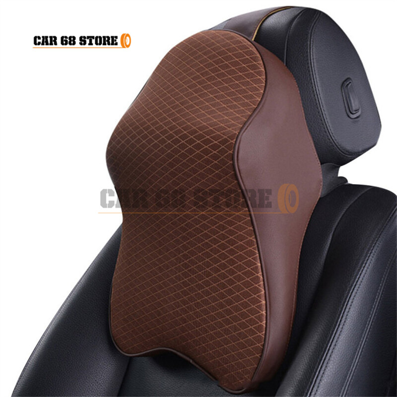 Auto kaelapadi reguleeritav 3D mäluvahuga automaatne peatugi reisipadi kaelatoe hoidja istmekatted auto sisetarvikud