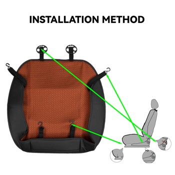 Προστασία καθισμάτων αυτοκινήτου τεσσάρων εποχών μονοθέσιο Κάλυμμα καθισμάτων αυτοκινήτου Καλύμματα αυτομάτων καθισμάτων Προστατευτικό μαξιλάρι καθισμάτων αυτοκινήτου Εσωτερικά αξεσουάρ