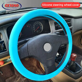 Automobilių universalus silikoninis vairas, elastingas pirštinių dangtelio tekstūra, minkštas kelių spalvų automatinis dekoravimas, pasidaryk pats, priedai