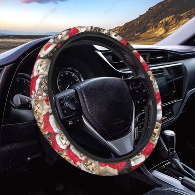 Imprimare de Crăciun Husă Volan Mașină Accesorii Interioare Auto Sedan Volan Wrap Vehicul Interior Protector