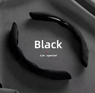 Seemisnahast roolikate 38 cm auto rooliratta kaitse, tekstureeritud libisemisvastased higikindlad universaalsed dekoratiivtarvikud