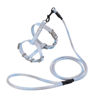 Kaķu siksnas un siksnas komplekts Regulējams, necaurlaidīgs mājdzīvnieku iejūgs kaķēnam, kas staigā ārā, kaķu kakla siksnas pavadas pavadas mājdzīvnieku piederumi