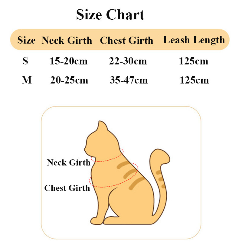 Kaķu siksnas un siksnas komplekts Regulējams, necaurlaidīgs mājdzīvnieku iejūgs kaķēnam, kas staigā ārā, kaķu kakla siksnas pavadas pavadas mājdzīvnieku piederumi