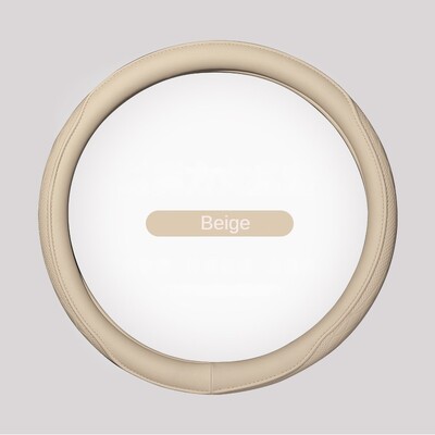 Husă pentru volan de mașină din piele Napa perforată, mozaic, antiderapant, respirabil, universal 15 inchi (aproximativ 38,1 cm)