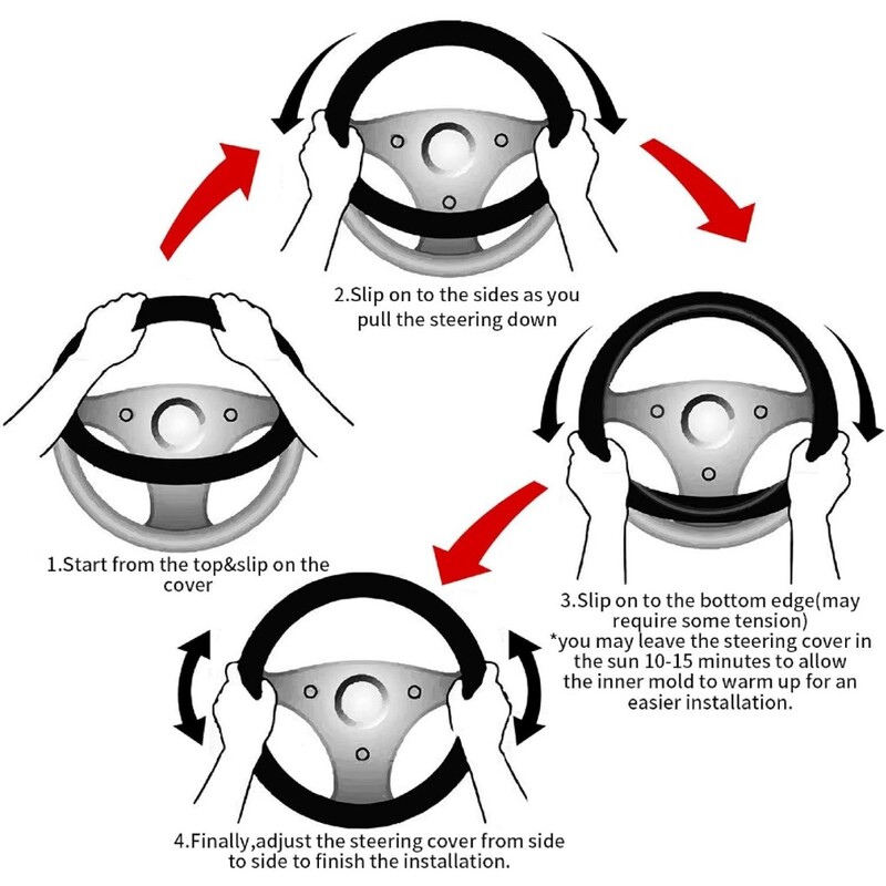 Autó kormánykerék borítása univerzális 15 hüvelykes vintage nap és hold kormánykerék védő autós kiegészítők dekor férfiaknak női