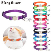 Asmeninis vardo katės antkaklis kačiuko šuniukas, apsaugantis nuo pametimo, pasidaryk pats.