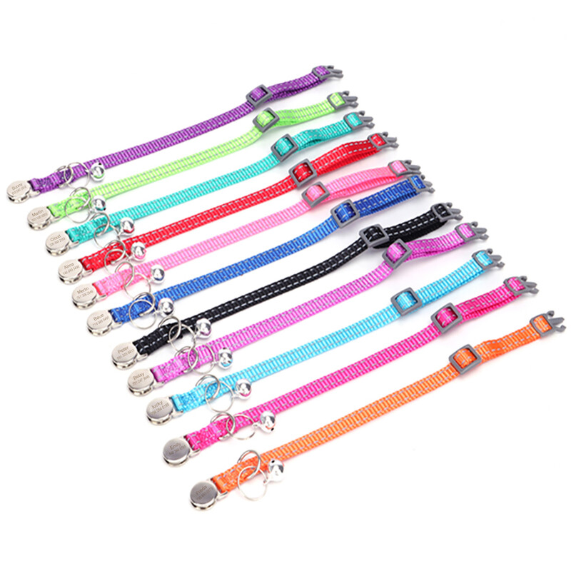 Asmeninis vardo katės antkaklis kačiuko šuniukas, apsaugantis nuo pametimo, pasidaryk pats.