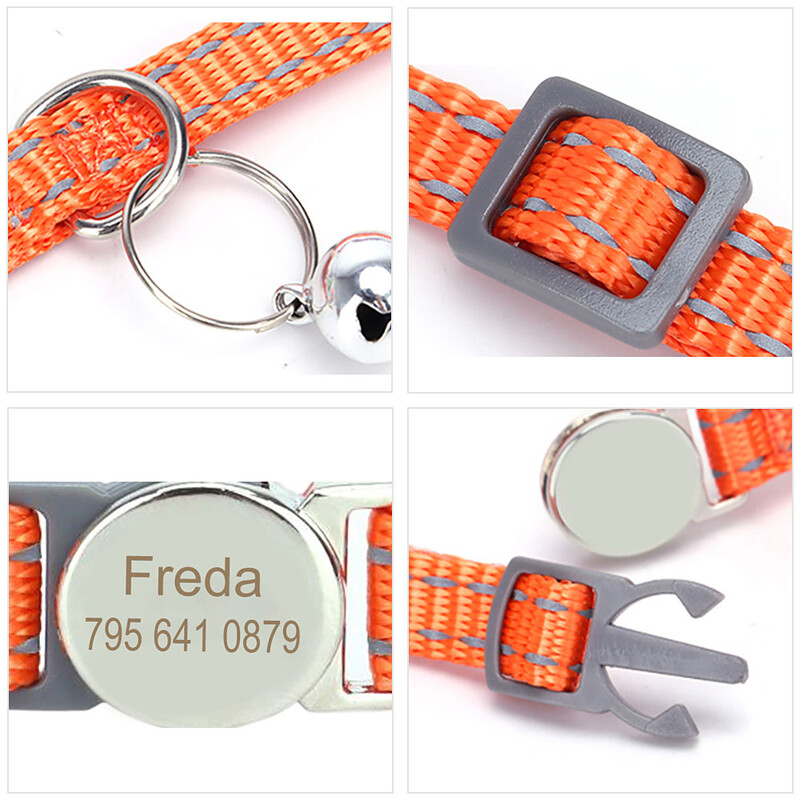 Asmeninis vardo katės antkaklis kačiuko šuniukas, apsaugantis nuo pametimo, pasidaryk pats.