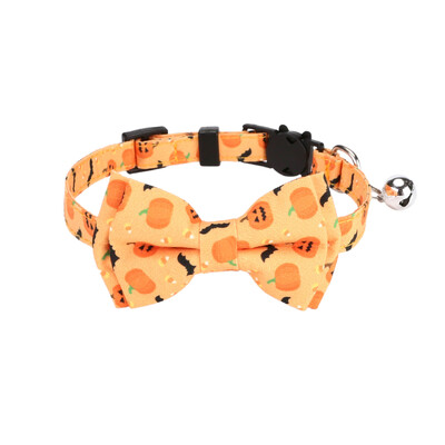 Animal de companie Breakaway guler pentru pisici Halloween, cravată reglabilă, fundă, drăguț, cățeluș, pisicuță, guleră, accesorii pentru iepure, produse pentru animale de companie