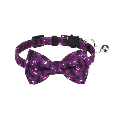 Animal de companie Breakaway guler pentru pisici Halloween, cravată reglabilă, fundă, drăguț, cățeluș, pisicuță, guleră, accesorii pentru iepure, produse pentru animale de companie