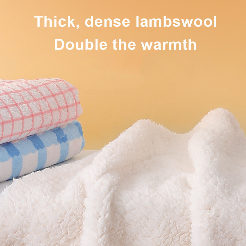 Mīksta kaķu sega, silta pūkaina plīša mājdzīvnieku guļamvietas paklājiņš kaķiem, suņiem, mazgājams, biezs, rūtains, jēra dūnu paklājiņš mājdzīvnieku piederumi