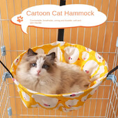 Macska függőágy, téli bársonyos macskaketrec függesztő típus, karc- és kopásálló állítható macskafészek, függőágy ketrechez