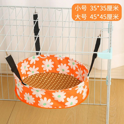 Macska függőágy, téli bársonyos macskaketrec függesztő típus, karc- és kopásálló állítható macskafészek, függőágy ketrechez