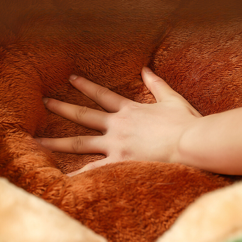 Casă de lux pentru animale de companie, iarnă, caldă și confortabilă, pat pentru pisici, nou desene animate, petale de cactus, câini, cuib de pisici, articole pliabile și lavabile pentru animale de companie