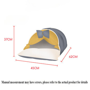 Меко и сладко котешко гнездо Затворено топло гнездо за домашни любимци Удобна палатка за котки/кучета, подходяща за малки и средни котки Аксесоари Консумативи