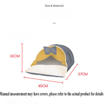 Меко и сладко котешко гнездо Затворено топло гнездо за домашни любимци Удобна палатка за котки/кучета, подходяща за малки и средни котки Аксесоари Консумативи