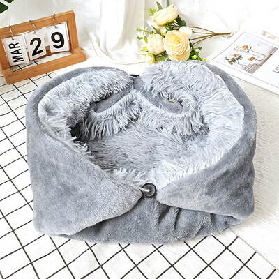 Pat pliabil pentru pisici iarnă Covorașă caldă pentru mașină Pat pentru câini Casă pentru animale de companie Pernă îngroșată de pluș