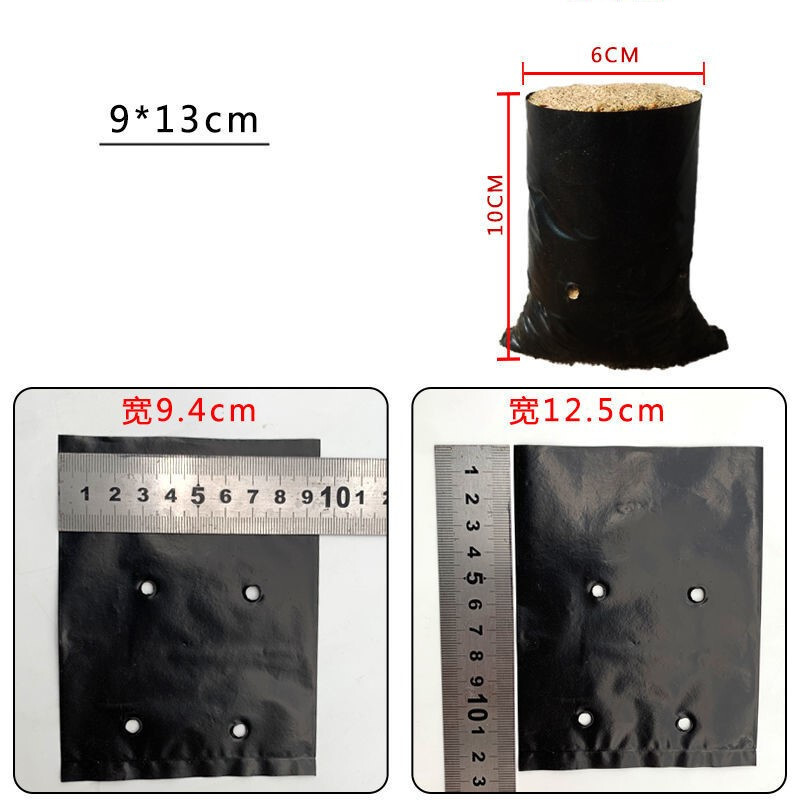 Daigų maišelis Vienkartinis žemės ūkio vazonas sodinukų puodelis Plastikinis šėrimo dubuo gvajavos pasifloros vaisius citrinos sodinukų auginimas