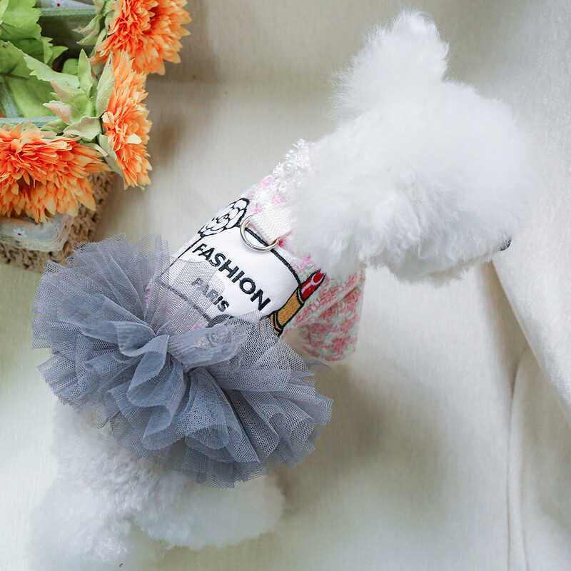 Rūpnīcas tiešā piegāde/uz vietas jaunas mājdzīvnieku drēbes, suņu un kaķu drēbes, rudens un ziemas lūpu krāsas svārki-Xiaoxiangfen