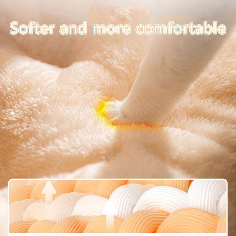 Pat pentru pisici iarnă caldă accesorii pliabile Perne pentru animale de companie Pisicuță Covoraș pentru câini Case Coș Bunuri Lucruri Habitate pentru cățeluși Toate