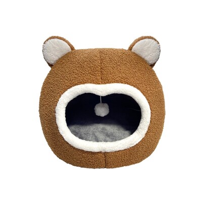 Pat maro pentru pisici Casă caldă pentru animale de companie, moale, lungă, pernă de șezlong pentru pisici, cort pentru câini de talie mică, paturi de peșteră pentru covorașul confortabil pentru casa pentru pisici