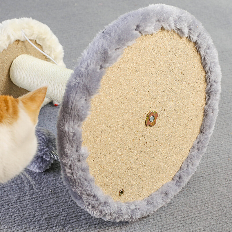 Katės medžio bokštas, kačių draskymo stulpas su interaktyviais kamuoliukais ir pliušinė pelė Kitty Cat žaidimų bokšto veiklos centras, skirtas žaisti