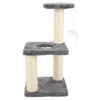 Cat Climbing Frame Towers Scratching Post Supplies Μονοκόμματο κάθετο ξύσιμο φανελένιο ανθεκτικό στη φθορά κοντάρια δέντρα διακοσμητικά