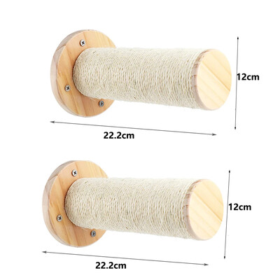 Cadre d`escalade freska en bois pour chat, échelle en sisal, meubles animaux de compagnie, hamac chat, table ronde diabétique